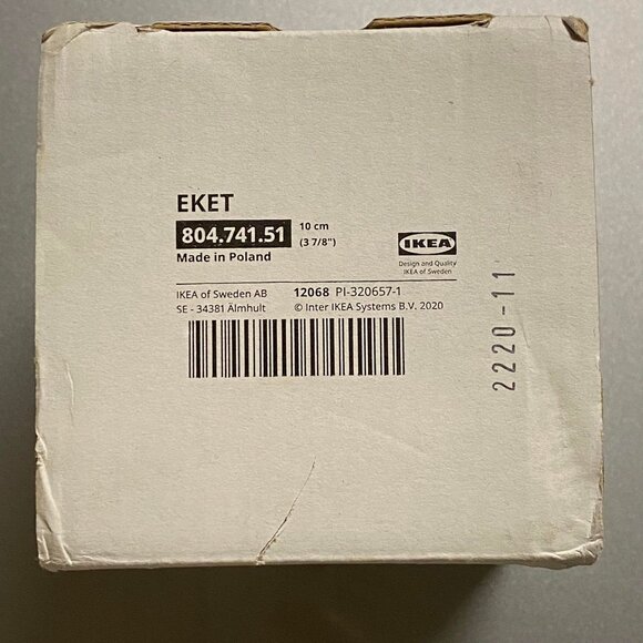 IKEA EKET Leg (4 Pack) Wood Legs 3 7/8 " for Cabinet 804.741.51 - Picture 2 of 2